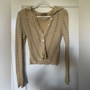 Karen Millen Button-down knit Top